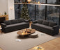 YOUDENOVA 2 Piece Set Comfy Sofa Couch, 2 3-Seater Sofa by YOUDENOVA