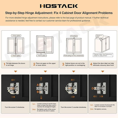 HOSTACK Buffet Sideboard Cabinet - Image 9