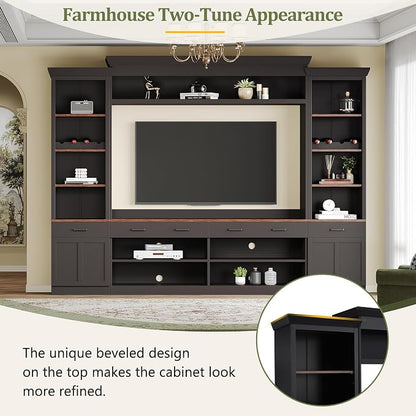 Merax Minimalist Entertainment Wall Unit Set - Image 5