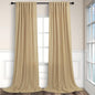 Tan Beige Curtains 96 Inches Long by Pitalk