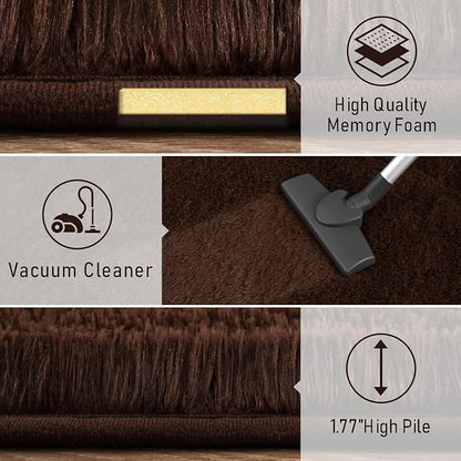 LOCHAS 2x4 Runner Rugs for Hallway, Fluffy Area Rugs for Bedroom - Image 6