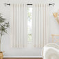 RYB HOME Linen Semi Sheer Curtains 63 inch Length by RYBHOME