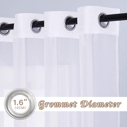 NICETOWN Sheer Curtains for Patio Door - Image 2
