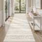 cotiled Hallway 3x10 Runner Rugs Washable Boho Rug Brown Cream | Solve Modern by COTILED