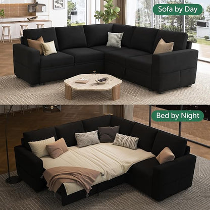 HONBAY Modular Sectional Sleeper Sofa - Image 4
