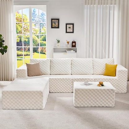 Hobestluk Modular Sectional Sofa Memory Foam Couch Sofa Bed Loveseat - Image 8