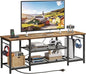 YGEOMER TV Stand for Up to 65 Inch TVs, Entertainment Center by YGEOMER