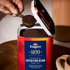 Folgers 1850 Expedition Blend Medium Roast Ground Coffee, 12 Ounce (Pack of 6)