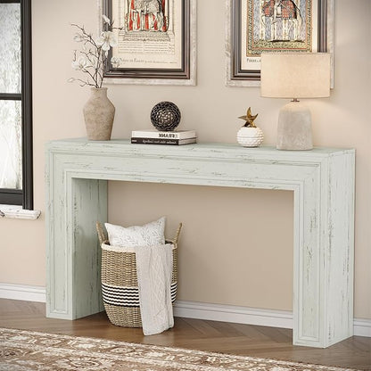 Rresyet 55 Inch Long Console Table, Sofa Table Behind Couch, Entryway Table - Image 7