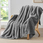 BEDELITE Striped Fleece Throw Blanket, Soft Cozy, Lightweight Warm, Machine by BEDELITE