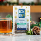 Tiesta Tea - Cozy Peppermint Cocoa, Loose Leaf, Chocolate Peppermint Herbal Tea, Premium Non-Caffeinated Holiday Blend, Make Hot or Iced & Up to 25 Cups, 1.5oz Resealable Pouch