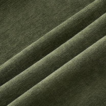 MIULEE Olive Green Chenille Couch Lumbar Throw Pillow Covers, 12x20 | Set of 2 - Image 6