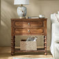 HULALA HOME Farmhouse Storage End Table by HULALAHOME