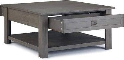 SIMPLIHOME Monroe Square Coffee Table - Image 4
