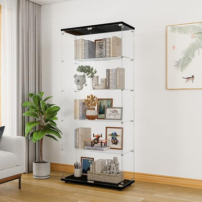 LFT HUIMEI2Y Glass Display Cabinet 5-Shelf by LFTHUIMEI2Y