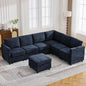 104'' V Shaped Modular Sofa, Sectional Couch by WUTUTUEE