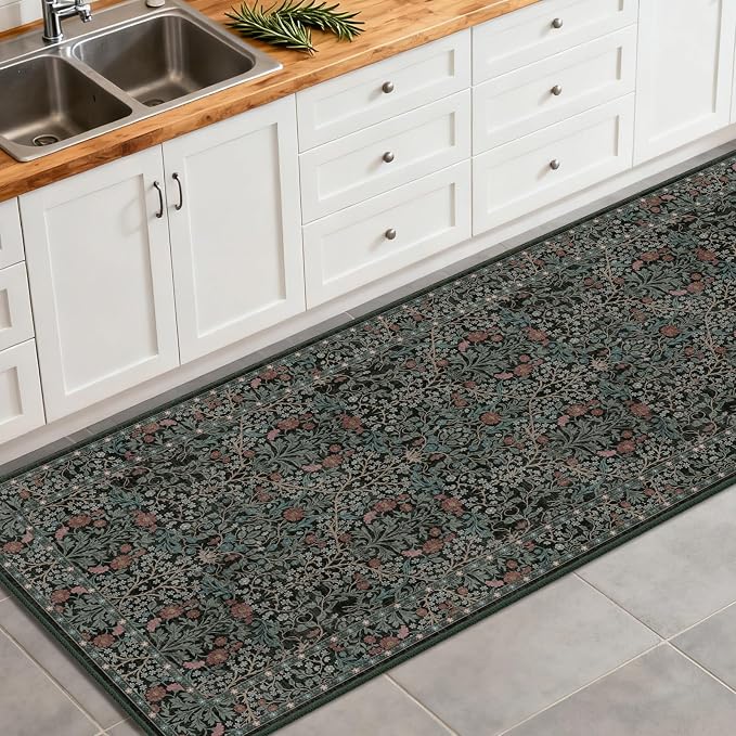 Washable 2'6" x 10' Runners for Hallways, Non Slip Long Floor Runner for Kitchen - Image 3