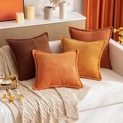 MIULEE Fall Orange Decorative Throw Pillow Covers - Image 8