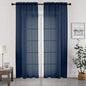 Chyhomenyc Sheer Curtains Extra Long 96 inch 2 PCS- Casual Style Airy & by Chyhomenyc