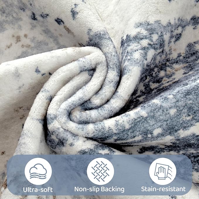 UERMEI 6x9 Area Rug Living Room Rugs - Image 7