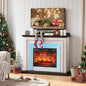 44" LED Lights Electric Fireplace by BOSHIROFurniture