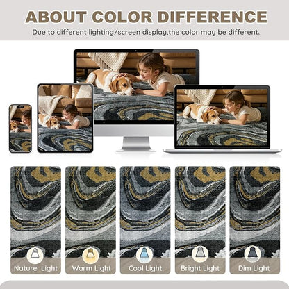 DMOYEST 5x7 Area Rug for Living Room - Image 8