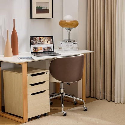 VINGLI Cute Small Swivel Desk Chair Comfy - Image 6