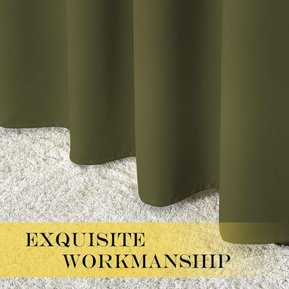 NICETOWN Blackout Curtains 72 inches Long, Grommet Privacy Window Treatment - Image 5