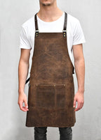 Leather Apron Barista Barber BBQ Barbecue