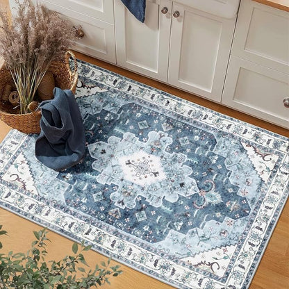 SERISSA 2x3 Washable Non Slip Boho Small Area Rug - Image 7