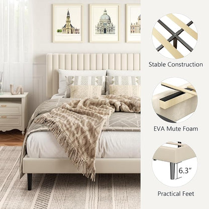 HAOARA Queen Size Platform Bed Frame - Image 5