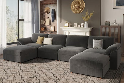 EASE MOOSE Modular Sectional Sofa, Oversized U Shape Sectional Couch - Image 3