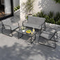 Kozyard Sofia 4-Piece Patio Conversation Set, Outdoor Furniture Set by Kozyard