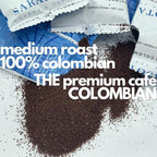 Sarasota Coffee Ground Packets | Gourmet Colombian Medium Roast Ground Coffee Packs | Columbian | Low Acid Mold Free Individual Single Pot Pouches for 12 Cup Coffee Maker | 2 Ounce Bags, 12 Count