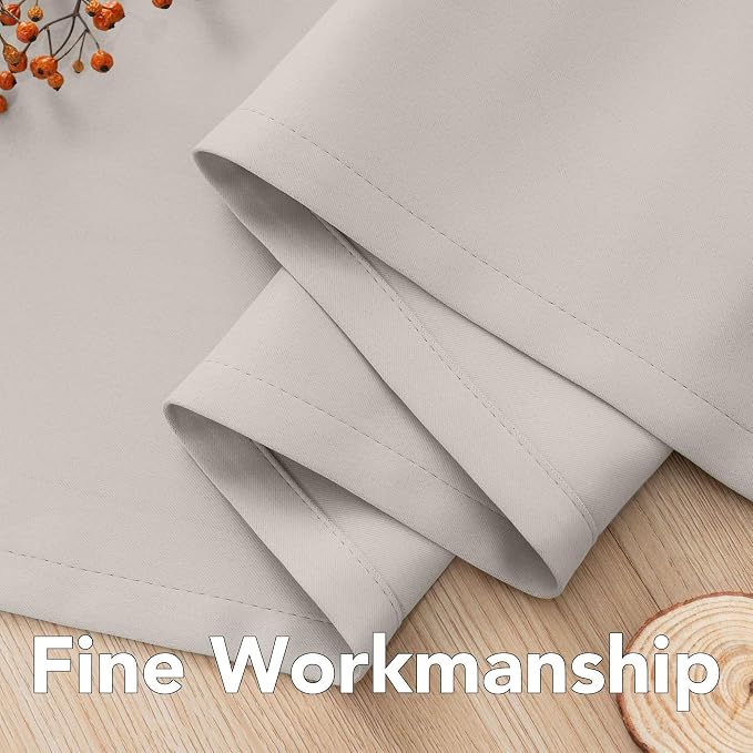 H.VERSAILTEX Solid Grommet Thermal Insulated Blackout Curtain Panels/Drapes - Image 6