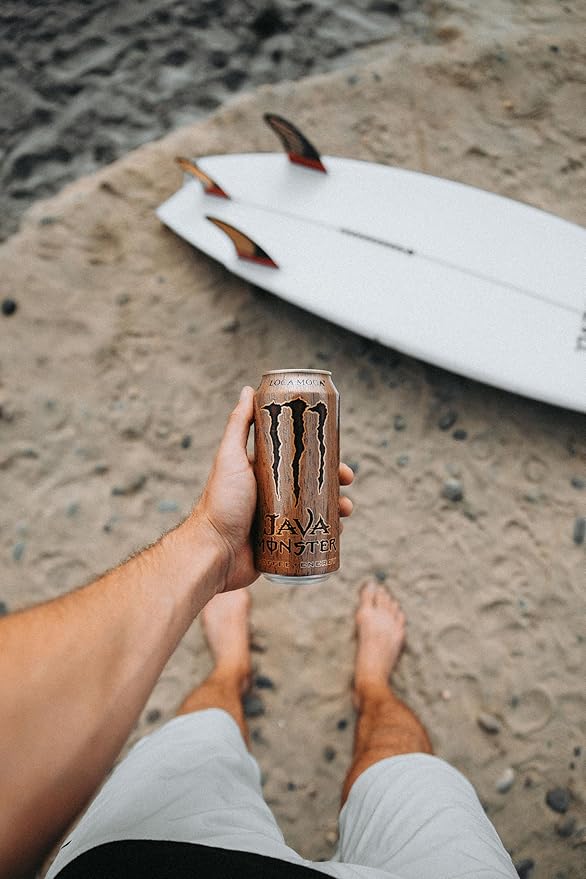 Java Monster Loca Moca, Coffee + Energy Drink, 15 Ounce (Pack of 12)