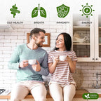 FreshDrinkUS, Premium 30 Tea Bags Glucose Functional Tea – Herbal Blend with Gymnema, Cinnamon, Bitter Melon, Tulsi & More –– Caffeine-Free. Sugar-Free. Gluten-Free. Vegan
