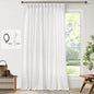 Pinch Pleated 72 Inch Wide Curtain 90 Inches Long Ivory Semi Sheer | Semi Sheer by DUKIYO