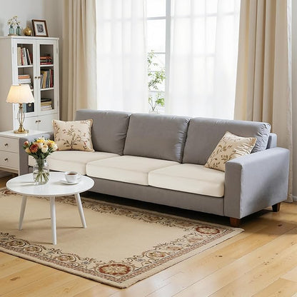 Hokway Velvet Couch Cushion Covers Water Resistant Seat Covers Stretch Sofa by Hokway
