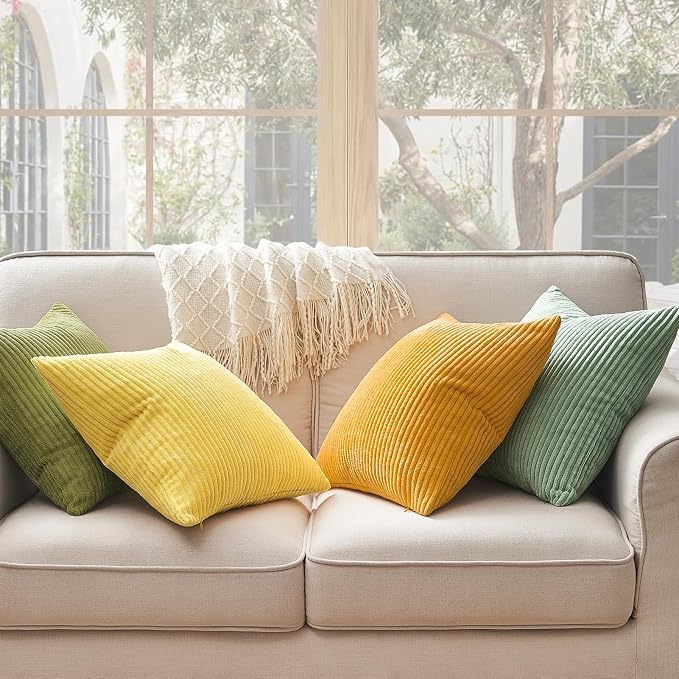 Topfinel Summer Throw Pillows Covers 16x16 Inch Set of 4, Couch Sofa Living - Image 7