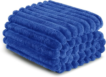 Exclusivo Mezcla Striped Queen Size Fleece Blanket - Image 8