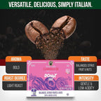 Caffè Garibaldi Donut Shop Coffee Pods, Single-Serve Capsules for Keurig K-Cup Brewers, Single Serve Cups with 100% Arabica Blend, 72 Count Recyclable Coffee Pods - Light Roast
