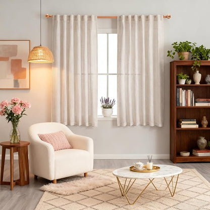 MYSKY HOME Natural Linen Curtains - Image 2