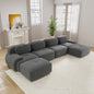 Boneless Sectional Couch, No Assembly Required, 152.7” U Shaped Modular Cloud by ModonChicSofasCouches