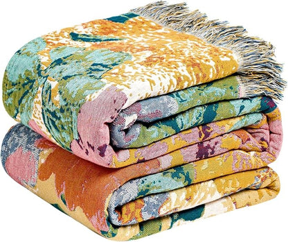 LUTBM Boho Throw Blanket for Couch Sofa Chair Cotton Summer Blankets for by LUTBMFindYourFreeSpiritatHome
