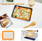 GUY DREAM All-in-One Silicone Baking Mat Set - Kneading Mat, Cookie & Macaron Half Sheet Mat, 1/4 Sheet Mat, Square & Round Cake Mats, Artisan Bread Mat - Ideal Gift for Baking