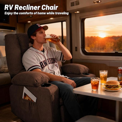 Oversized Swivel Rocker Recliner Chair - Image 6