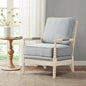 Madison Park Accent Chairs for Living Room Farmhouse Modern Armchair, Solid Wood by MADISONPARK