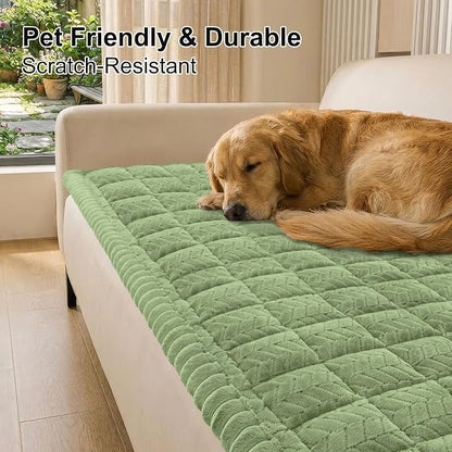 Smiry Couch Cover for Dogs, Non Slip Fuzzy Pet Sofa Covers Washable | Sofa - Image 9