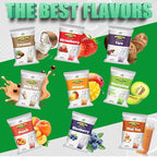 Fusion Select 2.2lb Boba Tea Powder Thai Tea Mix Flavored 3-in-1 Drink Powder with Cream & Sugar - Instant Pre-Mixed Beverage for Hot or Cold Blends or Yummy Frappes Bubble Tea